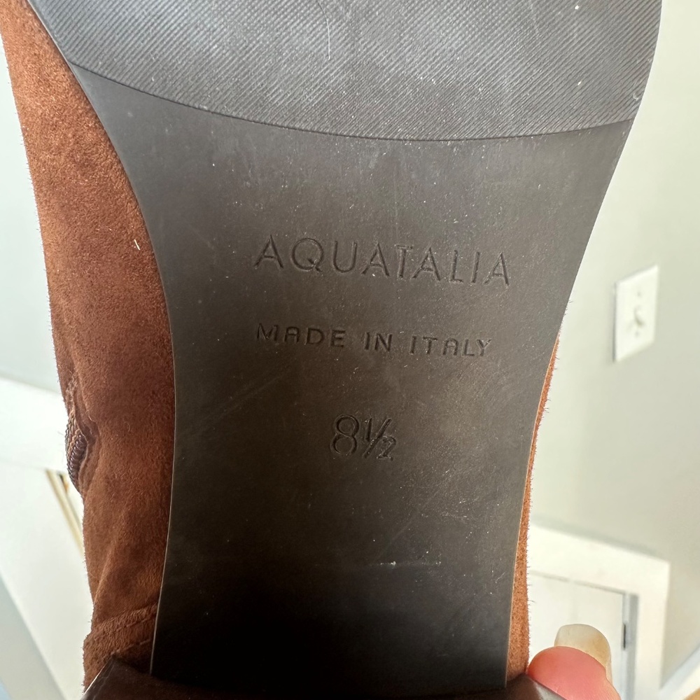 AQUATALIA Carie Water Resistant Bootie In Chocolate - Picture 8 of 8